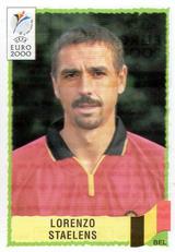 2000 Panini UEFA Euro Belgium-Netherlands Stickers #103 Lorenzo Staelens Front