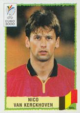 2000 Panini UEFA Euro Belgium-Netherlands Stickers #104 Nico Van Kerckhoven Front