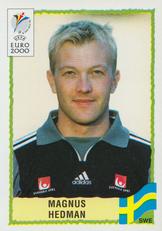 2000 Panini UEFA Euro Belgium-Netherlands Stickers #121 Magnus Hedman Front