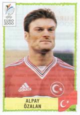 2000 Panini UEFA Euro Belgium-Netherlands Stickers #145 Alpay Ozalan Front