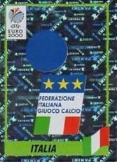 2000 Panini UEFA Euro Belgium-Netherlands Stickers #164 Emblem Italy Front