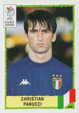 2000 Panini UEFA Euro Belgium-Netherlands Stickers #168 Christian Panucci Front