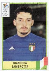 2000 Panini UEFA Euro Belgium-Netherlands Stickers #178 Gianluca Zambrotta Front