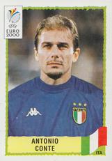 2000 Panini UEFA Euro Belgium-Netherlands Stickers #179 Antonio Conte Front
