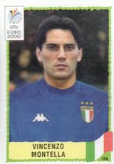 2000 Panini UEFA Euro Belgium-Netherlands Stickers #185 Vincenzo Montella Front