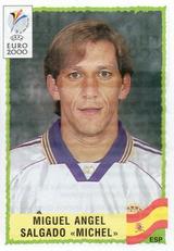 2000 Panini UEFA Euro Belgium-Netherlands Stickers #191 Michel Salgado Front
