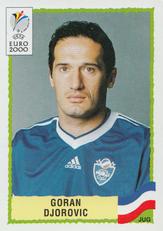 2000 Panini UEFA Euro Belgium-Netherlands Stickers #215 Goran Djorovic Front