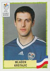 2000 Panini UEFA Euro Belgium-Netherlands Stickers #217 Mladen Krstajic Front