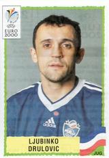 2000 Panini UEFA Euro Belgium-Netherlands Stickers #226 Ljubinko Drulovic Front
