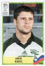 2000 Panini UEFA Euro Belgium-Netherlands Stickers #263 Amir Karic Front
