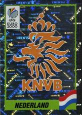 2000 Panini UEFA Euro Belgium-Netherlands Stickers #271 Emblem Netherlands Front
