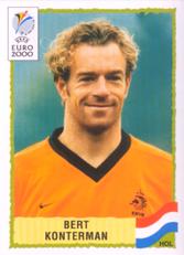 2000 Panini UEFA Euro Belgium-Netherlands Stickers #278 Bert Konterman Front