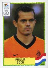 2000 Panini UEFA Euro Belgium-Netherlands Stickers #281 Phillip Cocu Front
