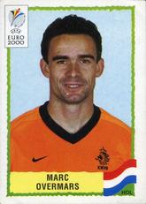 2000 Panini UEFA Euro Belgium-Netherlands Stickers #285 Marc Overmars Front