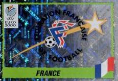 2000 Panini UEFA Euro Belgium-Netherlands Stickers #336 Emblem France Front