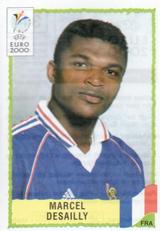 2000 Panini UEFA Euro Belgium-Netherlands Stickers #344 Marcel Desailly Front