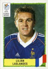 2000 Panini UEFA Euro Belgium-Netherlands Stickers #354 Lilian Laslandes Front
