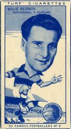1951 Turf Cigarettes Famous Footballers #2 Willie Redpath Front