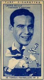 1951 Turf Cigarettes Famous Footballers #3 Lawrie Reilly Front