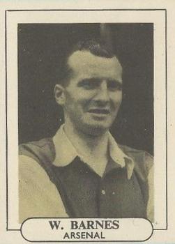 1952 W.R. Wilkinson Popular Footballers #21 Walley Barnes Front