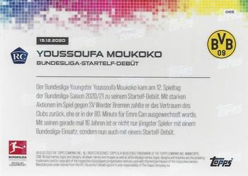 2020-21 Topps Now Bundesliga German #065 Youssoufa Moukoko Back