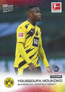 2020-21 Topps Now Bundesliga German #065 Youssoufa Moukoko Front