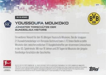 2020-21 Topps Now Bundesliga German #071 Youssoufa Moukoko Back