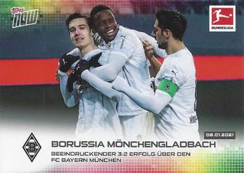 2020-21 Topps Now Bundesliga German #082 Borussia Mönchengladbach Front