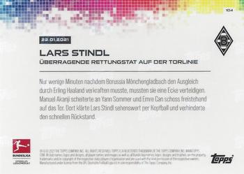2020-21 Topps Now Bundesliga German #104 Lars Stindl Back