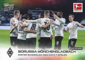 2020-21 Topps Now Bundesliga German #155 Borussia Mönchengladbach Front