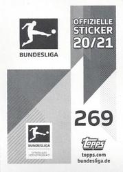 2020-21 Topps Bundesliga Offizielle Stickers #269 VfL Borussia Monchengladbach Logo Back