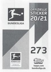 2020-21 Topps Bundesliga Offizielle Stickers #273 Nico Elvedi Back