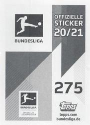 2020-21 Topps Bundesliga Offizielle Stickers #275 Denis Zakaria Back