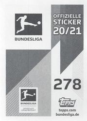 2020-21 Topps Bundesliga Offizielle Stickers #278 Jonas Hofmann Back