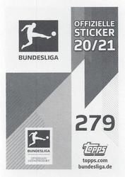 2020-21 Topps Bundesliga Offizielle Stickers #279 Alassane Plea Back