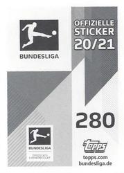 2020-21 Topps Bundesliga Offizielle Stickers #280 Patrick Herrmann Back