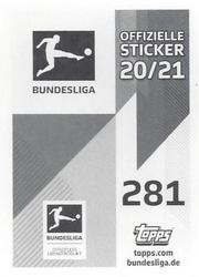 2020-21 Topps Bundesliga Offizielle Stickers #281 Breel Embolo Back