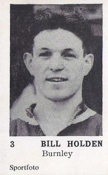 1954 Sportfoto Footballers #3 Bill Holden Front
