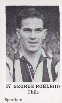 1954 Sportfoto Footballers #17 George Robledo Front