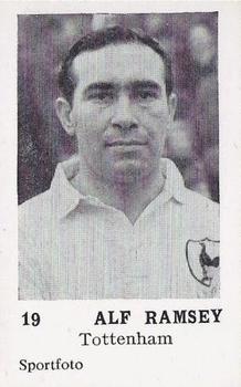 1954 Sportfoto Footballers #19 Alf Ramsey Front