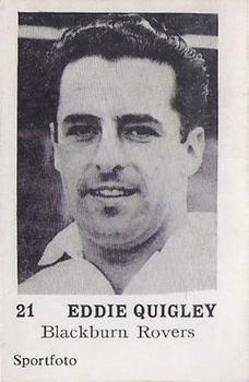 1954 Sportfoto Footballers #21 Eddie Quigley Front