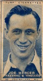 1948 Turf Cigarettes Footballers #1 Joe Mercer Front