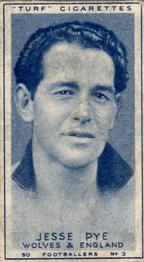 1948 Turf Cigarettes Footballers #3 Jesse Pye Front