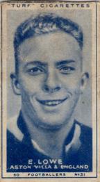 1948 Turf Cigarettes Footballers #31 Eddie Lowe Front