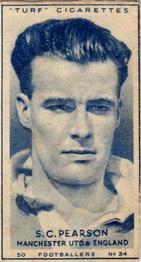 1948 Turf Cigarettes Footballers #34 Stan Pearson Front