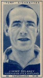 1948 Turf Cigarettes Footballers #39 Jimmy Delaney Front