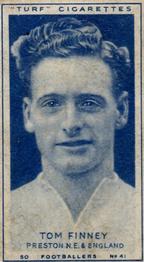 1948 Turf Cigarettes Footballers #41 Tom Finney Front