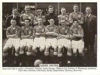 1938 Amalgamated Press Prominent Football Teams #NNO Leeds United Front