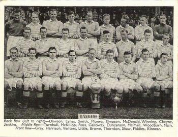 1938 Amalgamated Press Prominent Football Teams #NNO Rangers Team Group Front