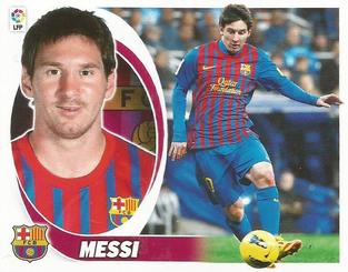 2012-13 Panini Este Spanish LaLiga Stickers #14 Messi Front